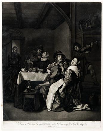 REMBRANDT VAN RIJN andCAPTAIN WILLIAM BAILLIE Bound volume with approximately 150 etchings, including numerous proof impressions of ...